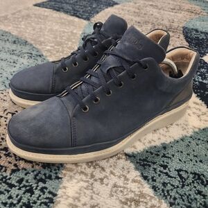 Samuel Hubbard Fast Blue Nubuck Handcrafted Lace Up Athletic/ Comfort Shoes 13W